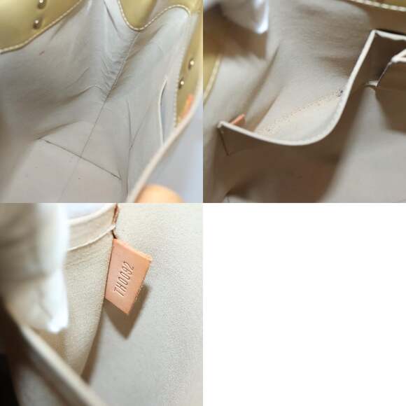 LOUIS VUITTON Monogram Vernis Reade MM Hand Bag Beige M91141 - Picture 12 of 12